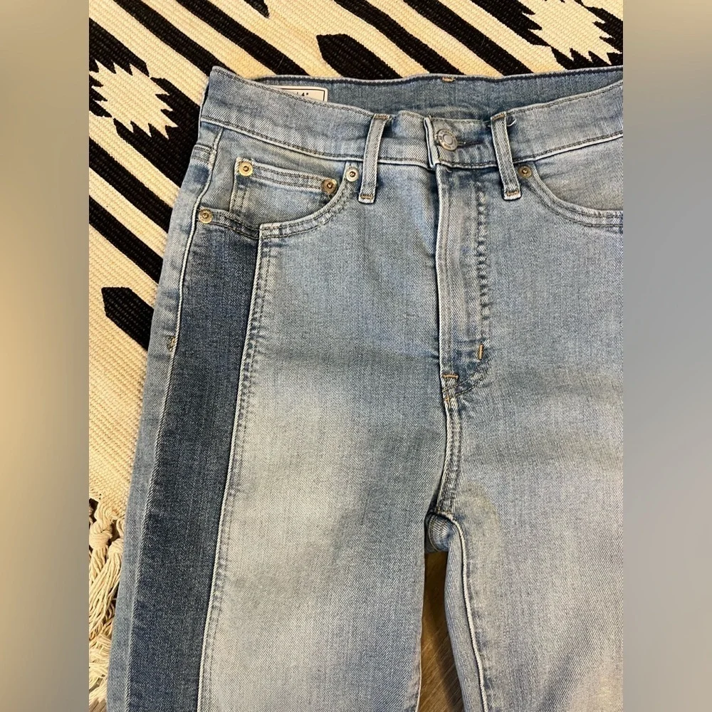 GAP High Rise Two Tone Vintage Slim Jeans 27 - Picture 3 of 8